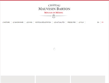 Tablet Screenshot of mauvesin-barton.com